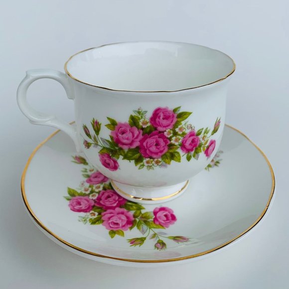 Vintage Sadler Fine Bone China Teacup and Saucer - Picture 1 of 9